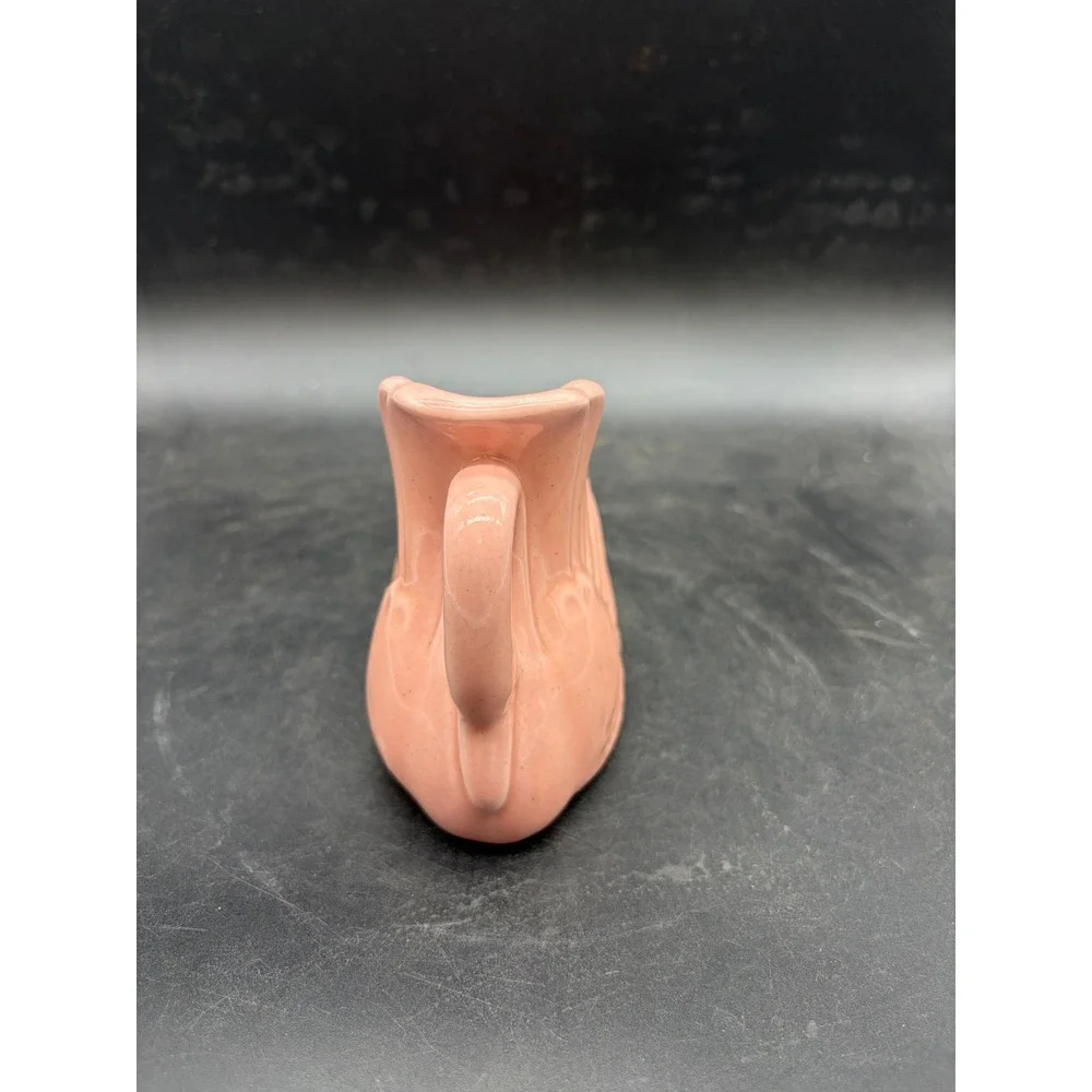 Vintage‎ Pink Ceramic Swan Planter Mini Vase Mid Century Modern Decor